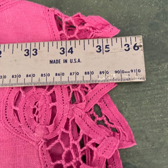 100% Linen Size 26W PINK (Barbie) pants: Uniform by John Paul Richard - Picture 9 of 10